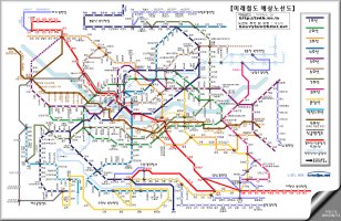 미래 지하철 노선도