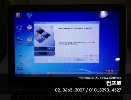 맥북윈도우7설치1
