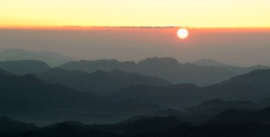 모세가 십계명 받은 시내산 (펌)