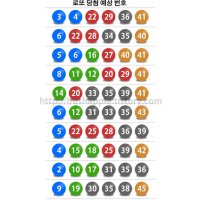 로또당첨예상번호2