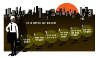 은퇴자가 가장 많이 하는 후회 6가지